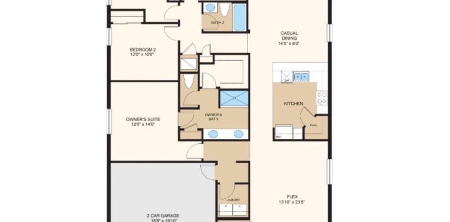 House in Tierra del Sol in Davenport, Florida 4 rooms, 183 sq.m. № 309779