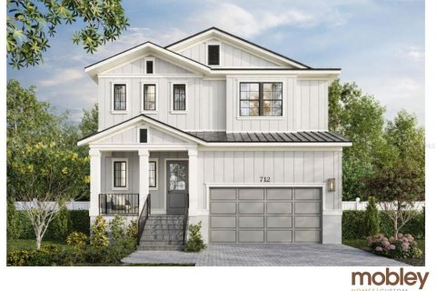 House in Tampa, Florida 4 bedrooms, 284.28 sq.m. № 2425778