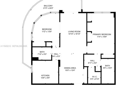 Condominio en alquiler en Miami Beach, Florida, 2 dormitorios, 97.27 m2 № 2152689 - foto 15