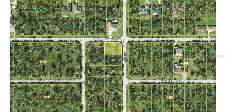 Land in Port Charlotte, Florida № 2158705