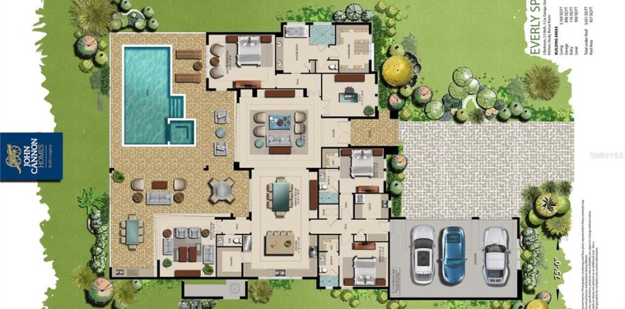 Villa ou maison à Venice, Floride 3 chambres, 294.41 m2 № 2329034
