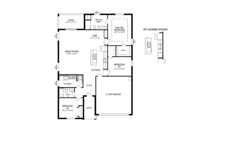 House floor plan «506 Pawnee Ct», 3 rooms in Calabay Crossing
