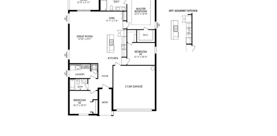 Casa en Calabay Crossing en Haines City, Florida 3 habitaciones, 149 m2 № 314992