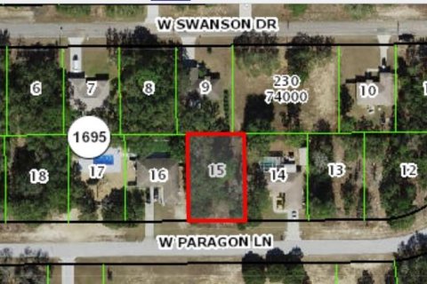 Land in Citrus Springs, Florida № 2291327