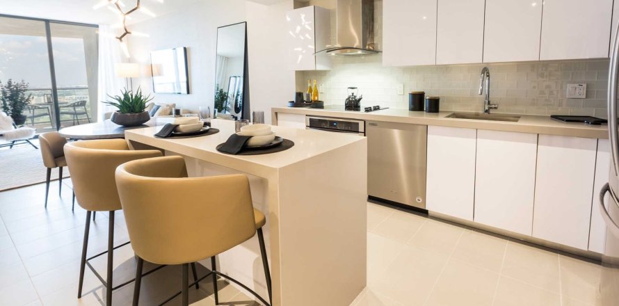 Квартира в CANVAS CONDO в Палм-Бич, Флорида 1 спальня, 80м2 № 32660