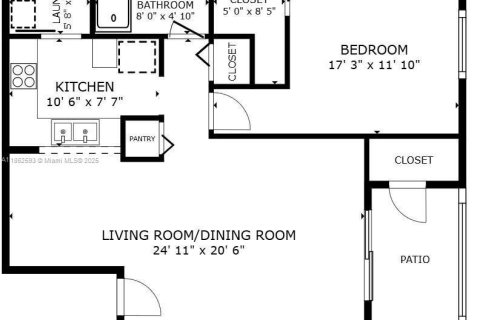 Condo in Pompano Beach, Florida, 1 bedroom  № 1891044 - photo 1