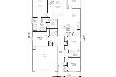House floor plan «House», 4 bedrooms in Windmark Beach North