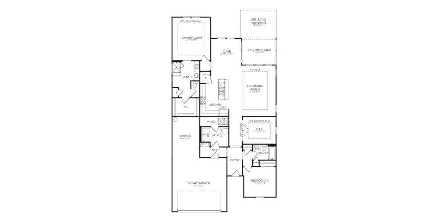 House in DEL WEBB ETOWN in Jacksonville, Florida 2 bedrooms, 168 sq.m. № 57521
