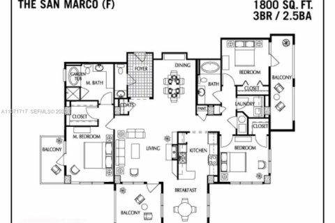 Condominio en venta en Jacksonville, Florida, 3 dormitorios № 2032478 - foto 2