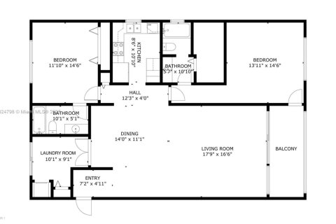 Condominio en venta en Davie, Florida, 2 dormitorios, 126.16 m2 № 1794077 - foto 17