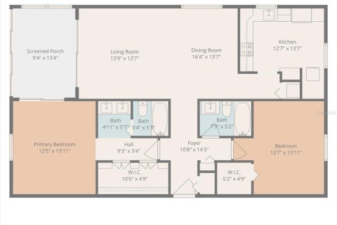 Condo in Clearwater, Florida, 2 bedrooms  № 2232625 - photo 3