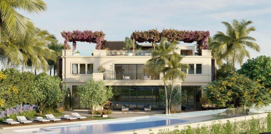 House in Miami Beach, Florida 6 bedrooms, 1158.49 sq.m. № 1979838