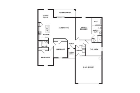 Townhouse floor plan «156SQM BRICKELL», 3 bedrooms in PORT ST LUCIE