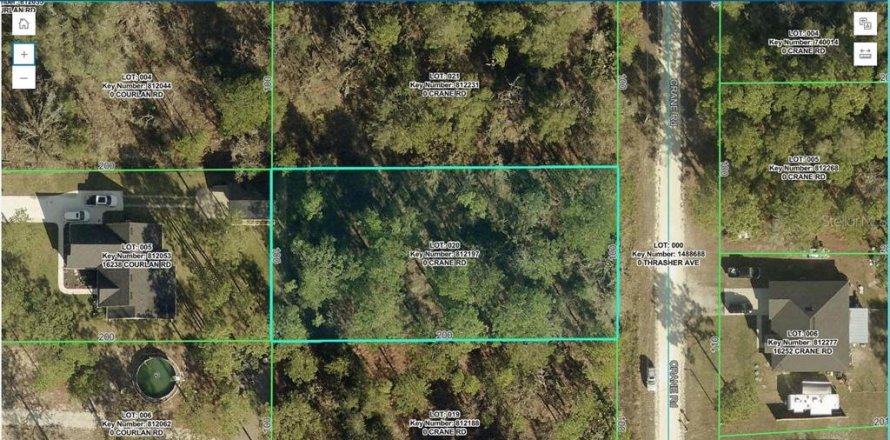 Land in Weeki Wachee, Florida № 2206041