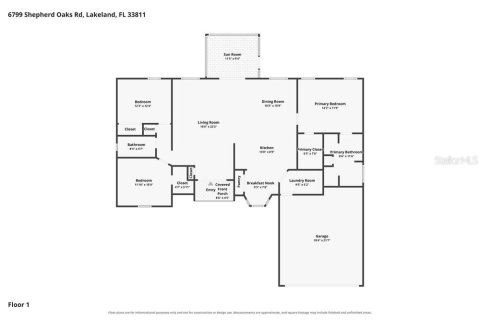 Villa ou maison à louer à Lakeland, Floride: 3 chambres, 141.68 m2 № 2413553 - photo 2