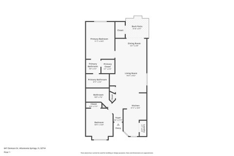Adosado en venta en Altamonte Springs, Florida, 2 dormitorios, 91.51 m2 № 1833003 - foto 6