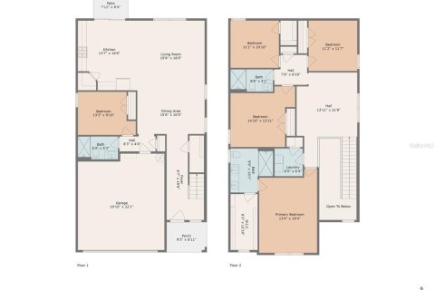 House in Parrish, Florida 5 bedrooms, 229.47 sq.m. № 1879232 - photo 2