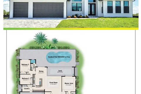House in Port Charlotte, Florida 3 bedrooms, 197.97 sq.m. № 1808321 - photo 3