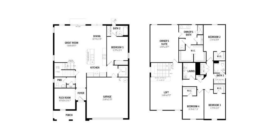 Villa ou maison à WATERBROOKE à Winter Garden, Floride 5 chambres, 302 m2 № 36346