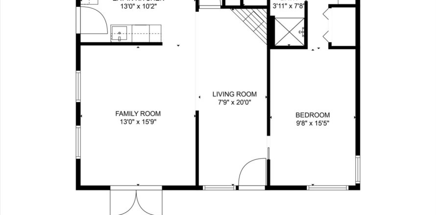Casa en Treasure Island, Florida 1 dormitorio, 78.41 m2 № 1634361