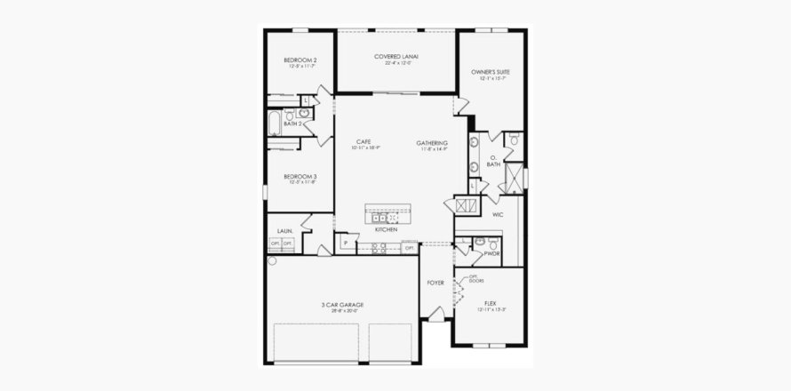 House floor plan «206SQM», 4 bedrooms in ESTATES OF LAKE FLORENCE