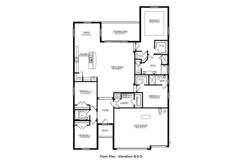 House in Wesley Chapel, Florida 4 bedrooms, 235.69 sq.m. № 1869267 - photo 14