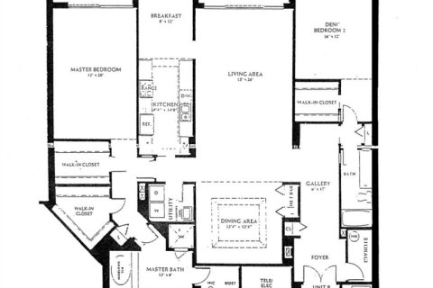Condo in Palm Beach, Florida, 2 bedrooms № 2250132 - photo 19
