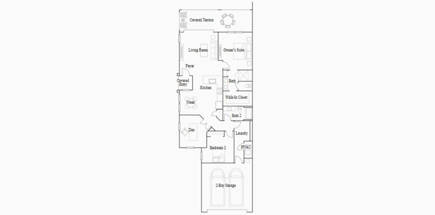 Townhouse in BRIDGEWATER AT VIERA in Melbourne, Florida 2 bedrooms, 145 sq.m. № 67935