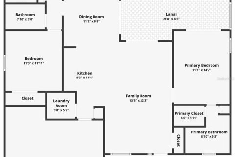 House in Rotonda, Florida 3 bedrooms, 115.76 sq.m. № 1894487 - photo 6
