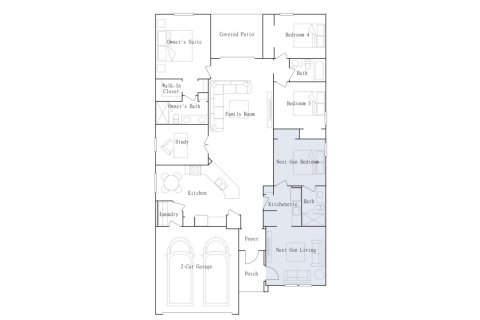 Townhouse floor plan «360 LOCH COURT», 4 bedrooms in Cascades - Grand Collection