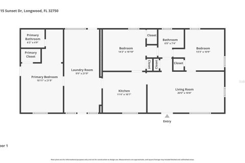Casa en venta en Longwood, Florida, 3 dormitorios, 124.86 m2 № 2215152 - foto 27