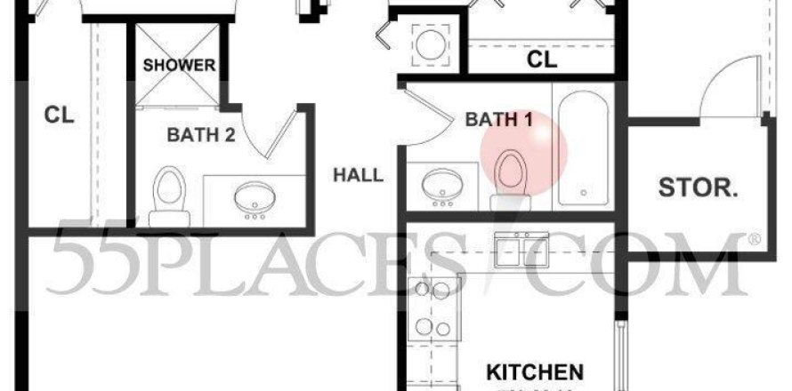 Condo in Delray Beach, Florida, 2 bedrooms  № 1175342