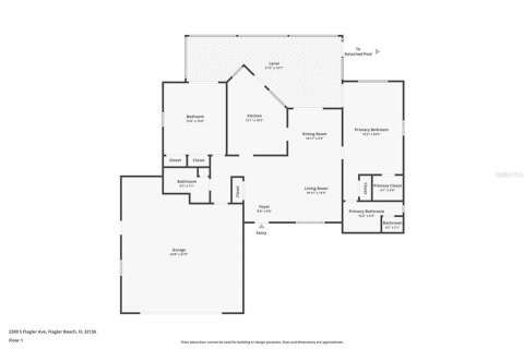 House in Flagler Beach, Florida 2 bedrooms, 118.73 sq.m. № 1744887 - photo 22