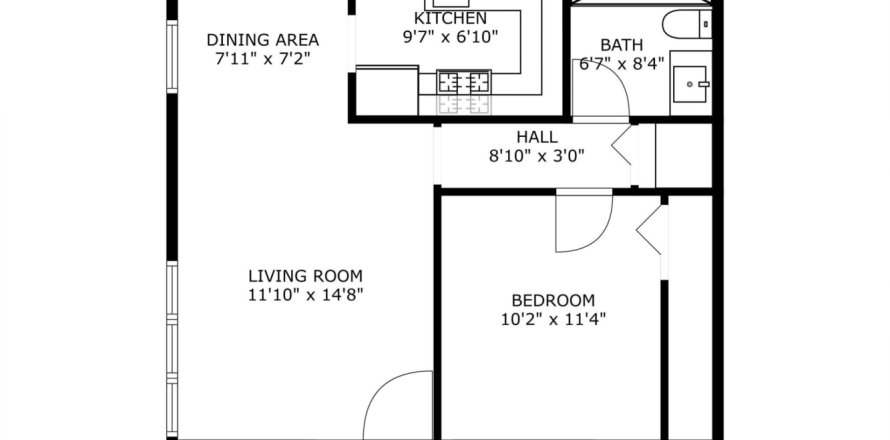 Immobilier commercial à Lake Worth, Floride 1 chambre, 53.42 m2 № 1100082