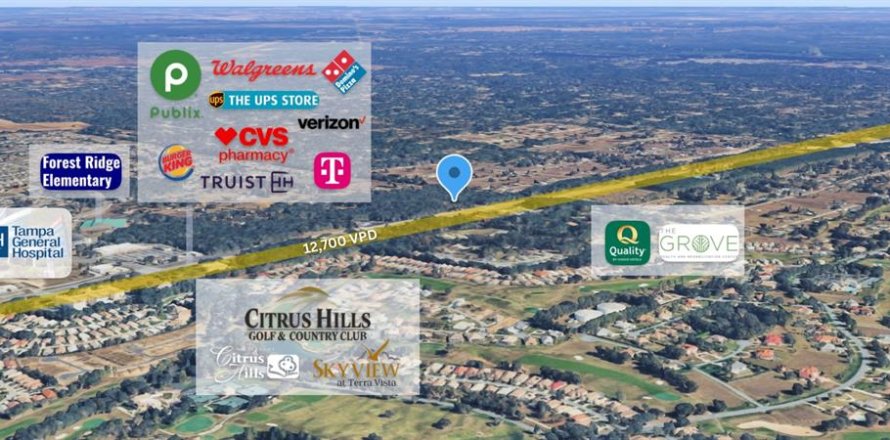 Propiedad comercial en Hernando, Florida № 2106045