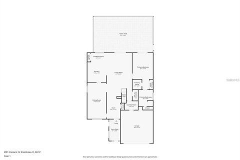 Casa en alquiler en Kissimmee, Florida, 4 dormitorios, 206.71 m2 № 1906833 - foto 28