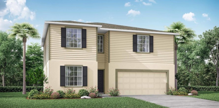 House in Jackson Landing by Maronda Homes in Winter Haven, Florida 4 rooms № 359622