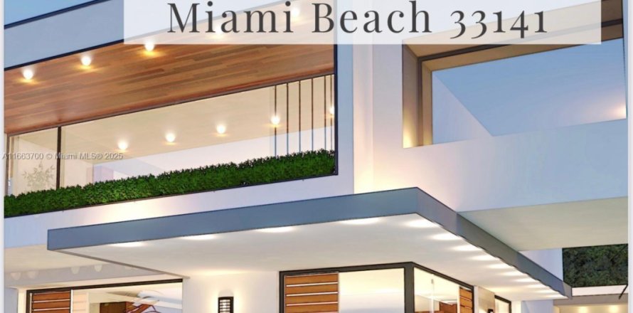 House in Miami Beach, Florida 3 bedrooms, 210.05 sq.m. № 1937565