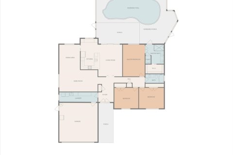 House in Tampa, Florida 3 bedrooms, 175.4 sq.m. № 1615188 - photo 2