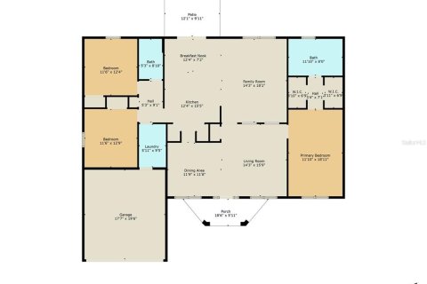 Villa ou maison à vendre à Weeki Wachee, Floride: 3 chambres, 181.62 m2 № 1835012 - photo 30
