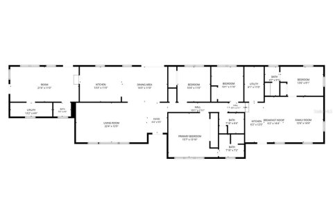 House in Williston, Florida 4 bedrooms, 228.54 sq.m. № 2222451 - photo 9