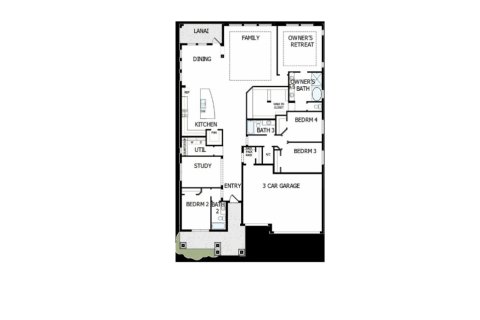 House floor plan «House», 4 bedrooms in Waterset Cottage Series