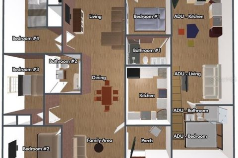 Купить виллу или дом в Окала, Флорида 9 комнат, 176.51м2, № 2093784 - фото 7