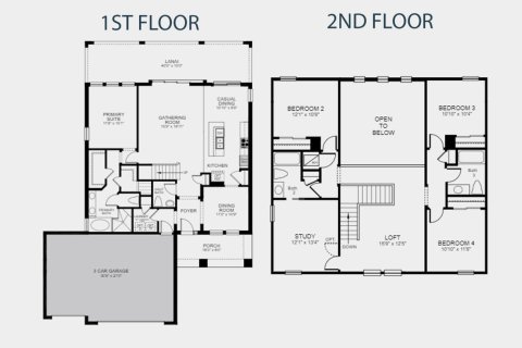 House floor plan «275SQM BONAIRE», 4 bedrooms in EAVE'S BEND AT ARTISAN LAKES