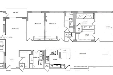 Снять в аренду кондоминиум в Майами-Бич, Флорида 4 спальни, 266.91м2, № 2044536 - фото 27