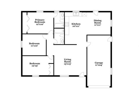 Casa en alquiler en Palmetto, Florida, 3 dormitorios, 106.65 m2 № 1908848 - foto 14