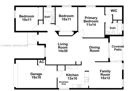 Casa en alquiler en Palmetto Bay, Florida, 3 dormitorios, 175.77 m2 № 2054551 - foto 21