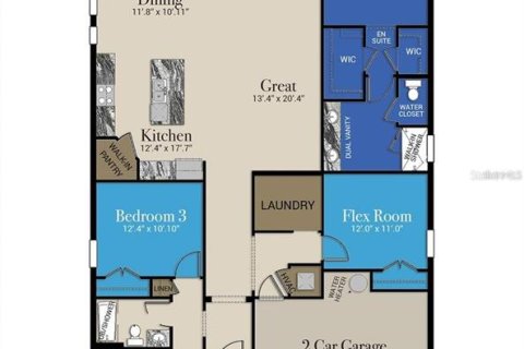 House in Ocala, Florida 4 bedrooms, 189.61 sq.m. № 2315194 - photo 11