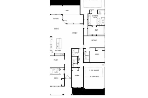 Property floor plan «House», 4 bedrooms in Falls at Shearwater - 60'