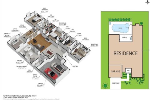 Villa ou maison à vendre à Sarasota, Floride: 4 chambres, 250.46 m2 № 1803869 - photo 4